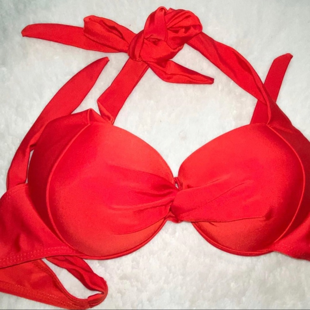 Bathing Suite Bra Set Red&Black-NWOT